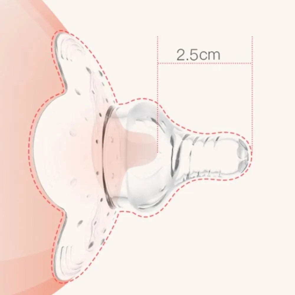 1PCS Silicone Nipple Protector Feeding Mother Nipple Cover Protection Breastfeeding Transparent Breast Pad Women Milk Extractor 5