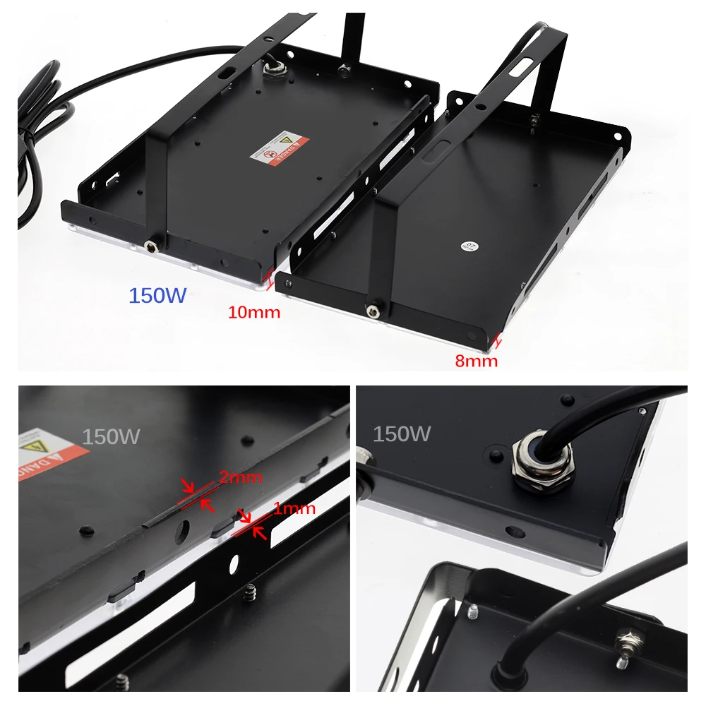 AC220V RGB LED Flood Light 50W/ 100W /150W Waterproof Outdoor Flood Light Landscape Lighting with Remote Control 5