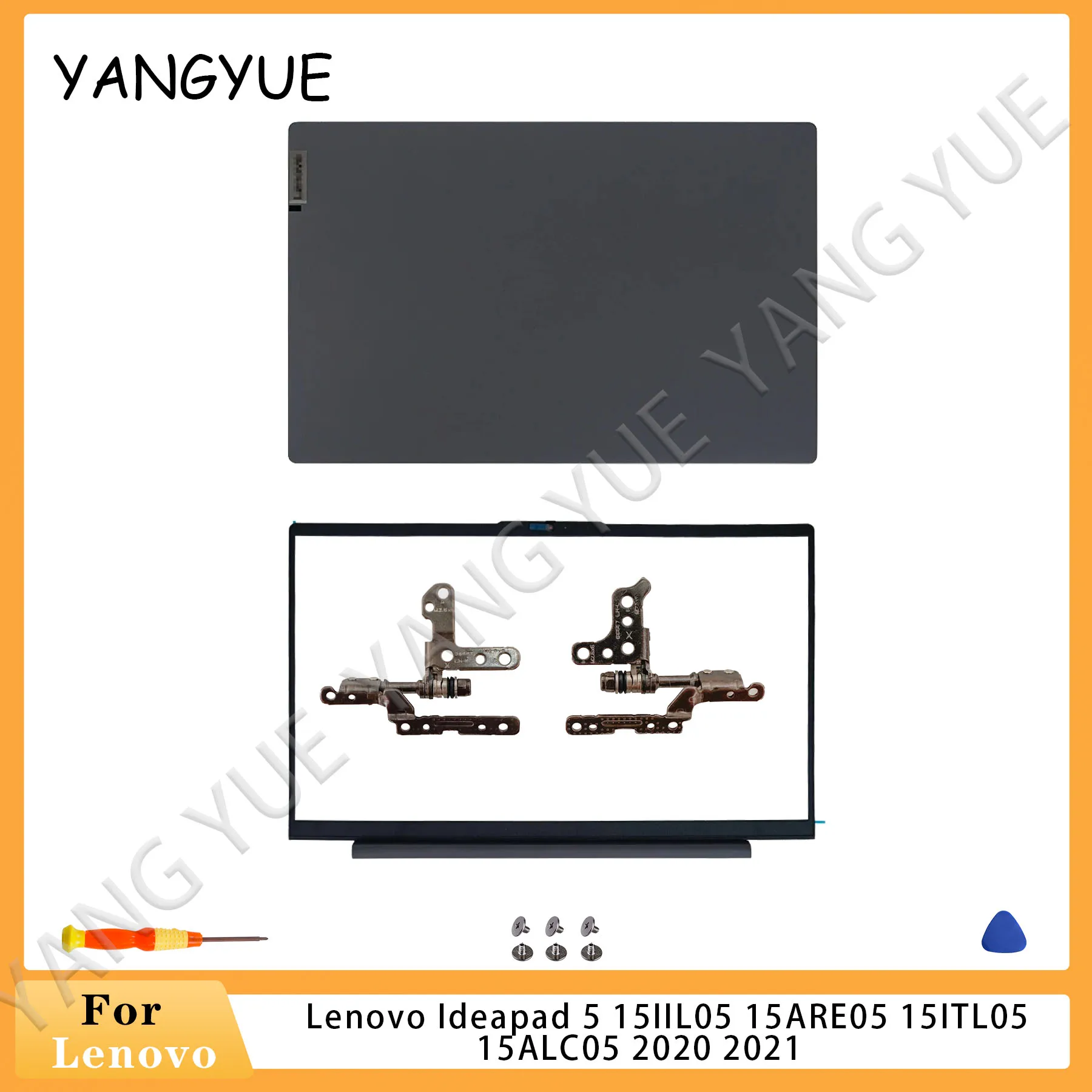 Laptop lcd hinges for Lenovo Ideapad 5 15IIL05 15ARE05 15ITL05 15ALC05