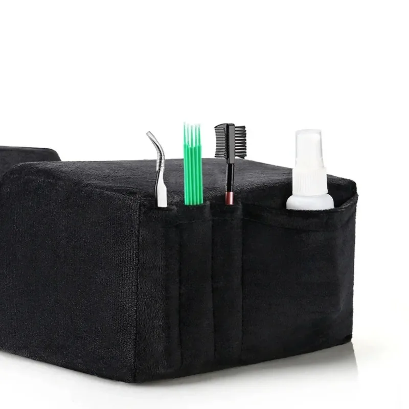 Neck Support Lash Pillow Eyelash Soft Pillow Grafting Eyelashes Memory Foam Eyelash Extension Pillow with Pocket Makeup Salon