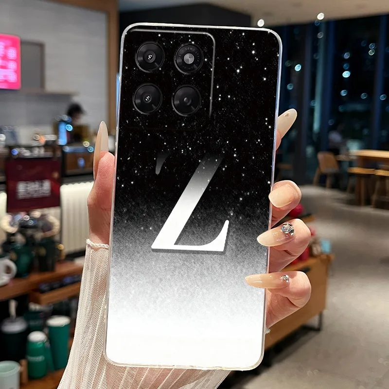 Luxury Elegant Clear Soft Silicon Back Cover Case