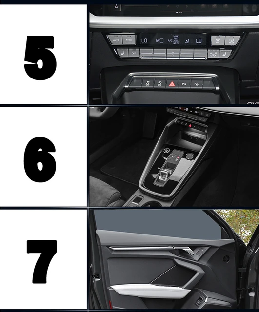 For Audi A3 8Y 2023-2021 Car Interior Center console Transparent TPU  Protective film Anti-scratch Repair film Accessorie Refit - AliExpress