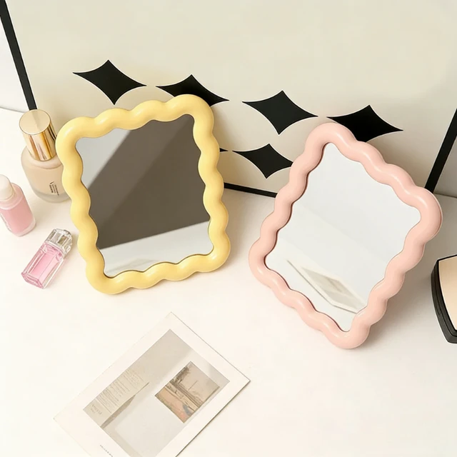 Espejo de maquillaje de escritorio portátil Emoape: Plegable y Compacto