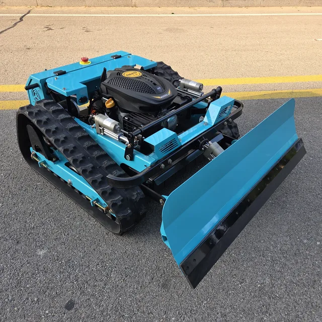Winter snow shoveling special fully automatic remote control intelligent crawler orchard lawn smart lawn mower 4