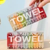 Disposable Compressed Towels Portable Travel Towel Thickened Compressed Face Cleansing Beauty Square Towel Bathroom Washcloth 2
