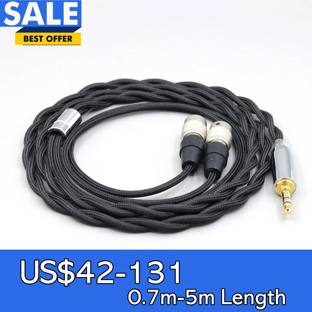 

Nylon 99% Pure Silver Palladium Graphene Gold Shield Cable For Mr Speakers Alpha Dog Ether C Flow Mad Dog AEON LN008288