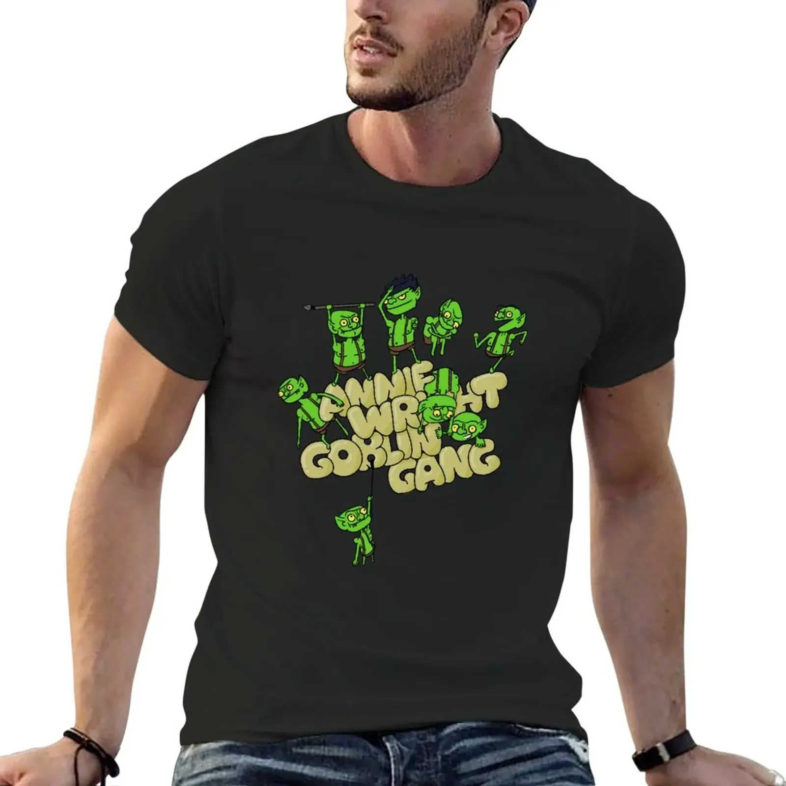 

AW Goblin Gang T-Shirt new edition korean fashion cute tops mens big and tall t shirts