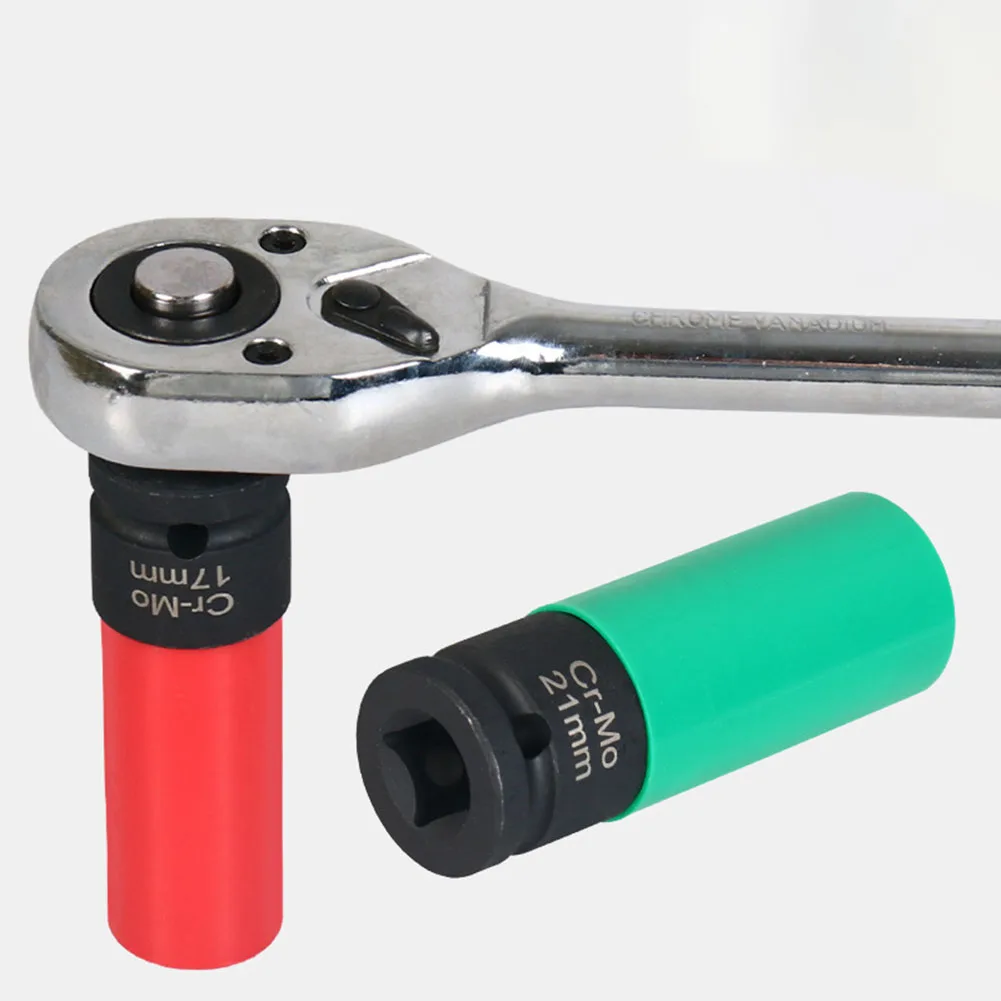 2024 New Socket Wrench 17mm 21mm Socket Car Tires Wheels Bolts Protector Workshop Equipment Hand Tool Wrench Socket 4