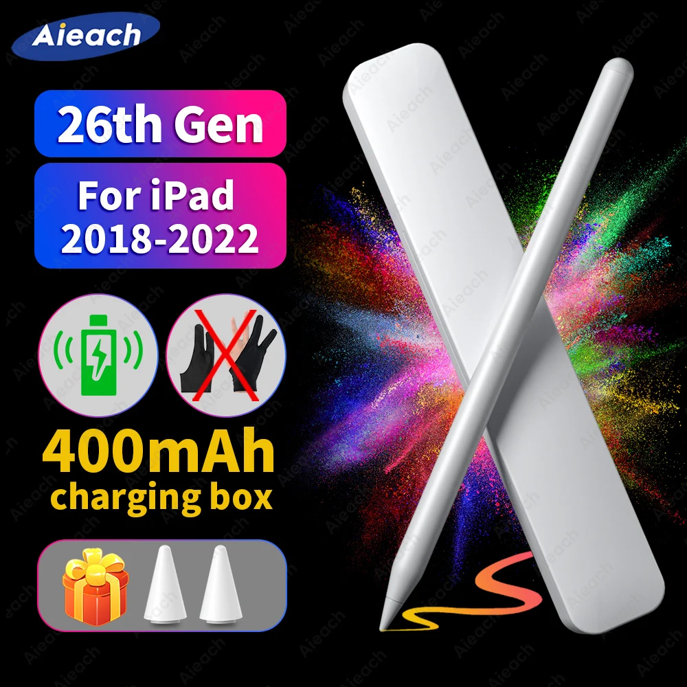 Купить Стилус для Apple Pencil стилус рисования 26th Gen сенсорная ручка iPad с зарядным чехлом | Отзывы и видеообзор (1005004007680760)