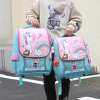 2024 new primary school schoolbag cartoon canvas large capacity water-proof kindergarten children's space backpack 1