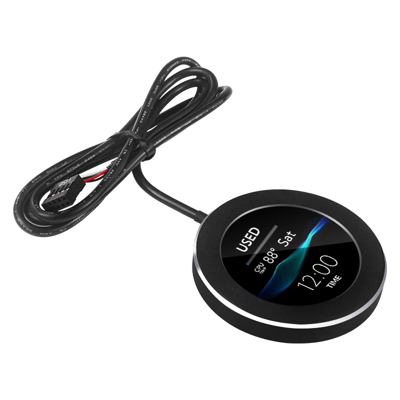 IPS USB  ȭ, 480x480 USB ý  LCD ÷, CPU GPU RAM HDD ͸, AIDA64, 2.1 ġ, 2.8 ġ