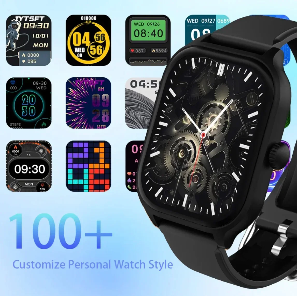 VIVO H9 Pro Sports Smart Watch Fitness Clock Health Monitor Waterproof Smartwatch Wireless Call Watches for Men Women IOS 4