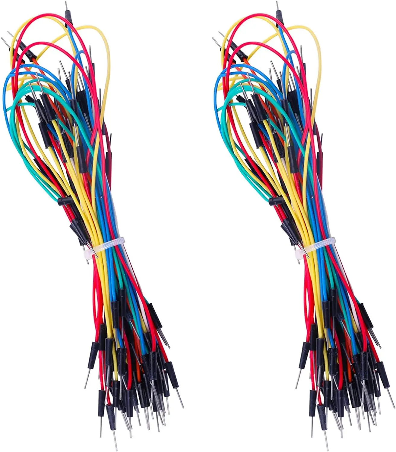 Solderless Flexible Breadboard Jumper Wires Kit - 130-Piece Set for DIY Electronic Projects