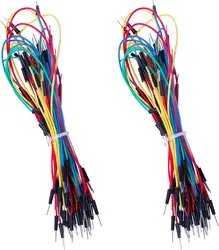 Solderless Flexible Breadboard Jumper Wires Kit - 130-Piece Set for DIY Electronic Projects (130pcs)