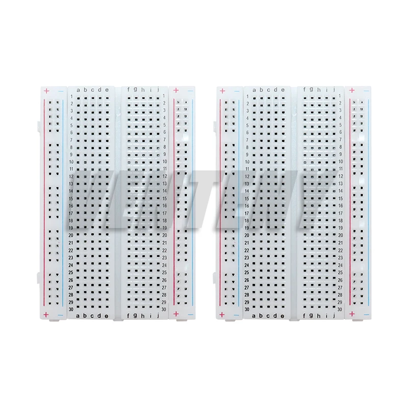 1-10pcs PCB Breadboard 400 Tie Points Solderless Mini Universal Test Protoboard DIY Bread Board for Bus Test Circuit Board
