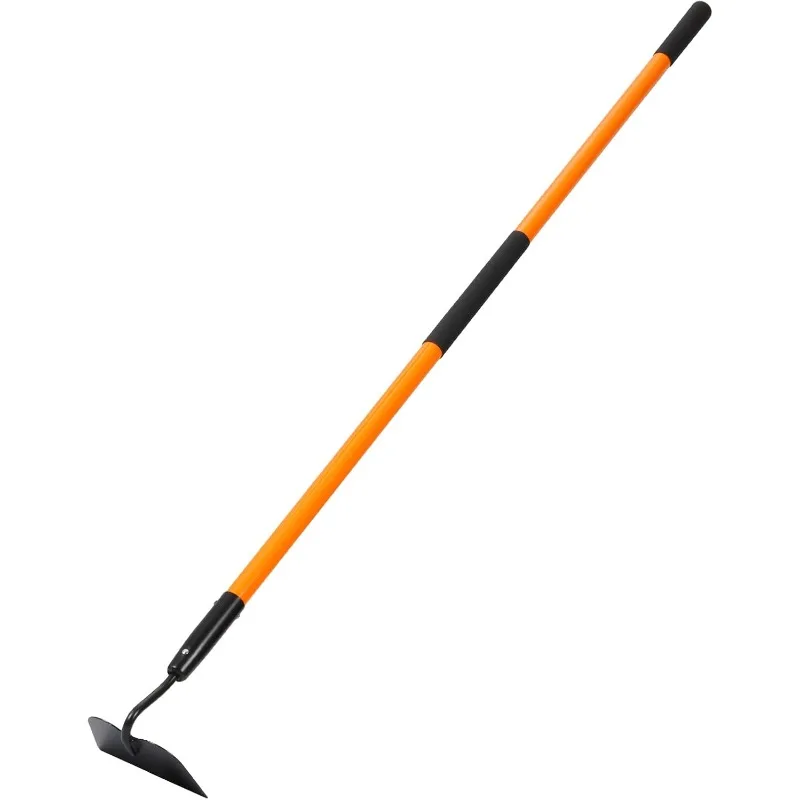 Heavy Duty Garden Hoe with Fiberglass Handle, 58 Inches 1