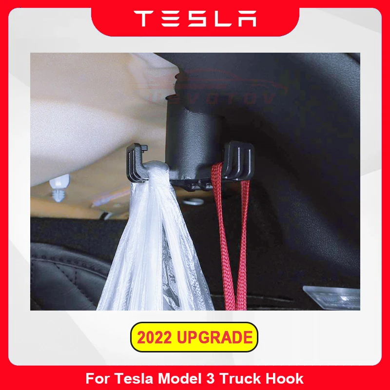 

Tesla Model 3 Original Design Rear Trunk Hook Shopping Bag Holder Car Screw Cover Back Suitcase Organizer 2023 2022 Accessories