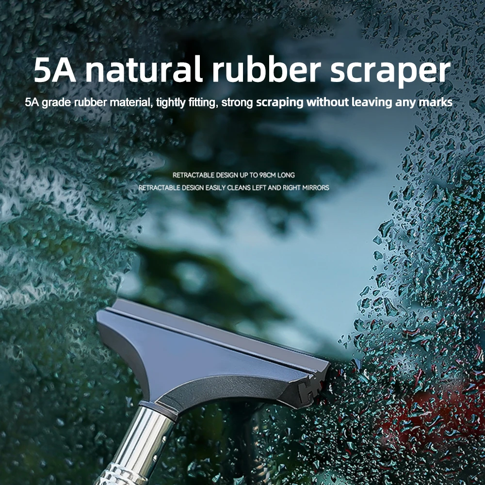 Car Multifunctional Snow Scraper Extendable Telescopic Snow Remover Cleaning Shovel Sweeping Rainny Cleaning Tools