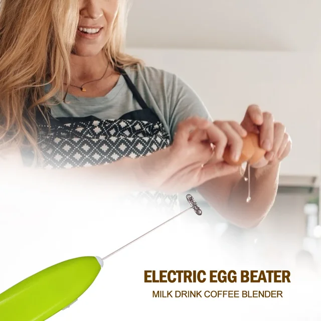Montalatte elettrico Frullino per le uova Mini frullatore da cucina Macchina per schiuma di latte Frusta per panna Frullatore Schiumatore per latte Utensili per la casa e la cucina 3