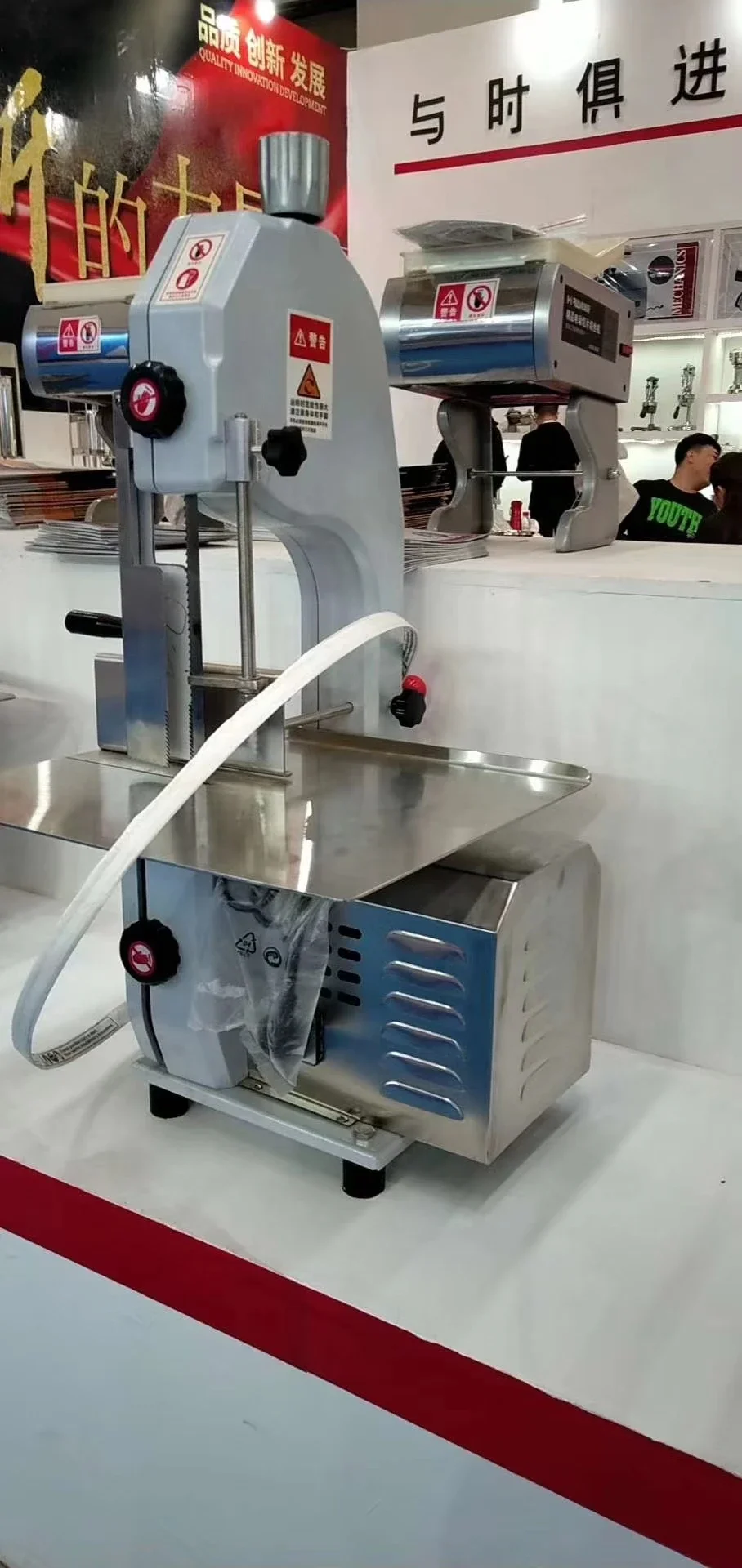 1100 W Commercial Frozen Meat Chicken bone cutting slicer machine Model 210A bone saw cutter 3