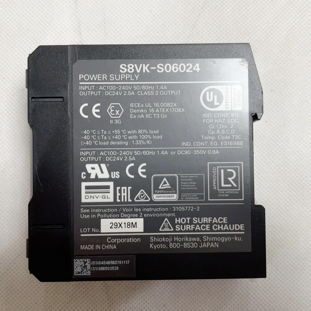 New Power Supply S8VK-S06024 OUTPUT DC24V 2.5A CLASS 2 OUTPUT Fast Ship Works Perfectly High Quality 7 New Power Supply S8VK-S06024 OUTPUT DC24V 2.5A CLASS 2 OUTPUT Fast Ship Works Perfectly High Quality - Image 5