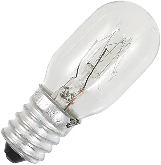 Luxvista Sewing Machine Bulb 15W Small Bayonet B15 Dimmable, T22 B15d Night Light SBC Pygmy Bulb Warm White 2700K For Sewing Machine, Fridge Light, Appliance Lamp (6-Pack