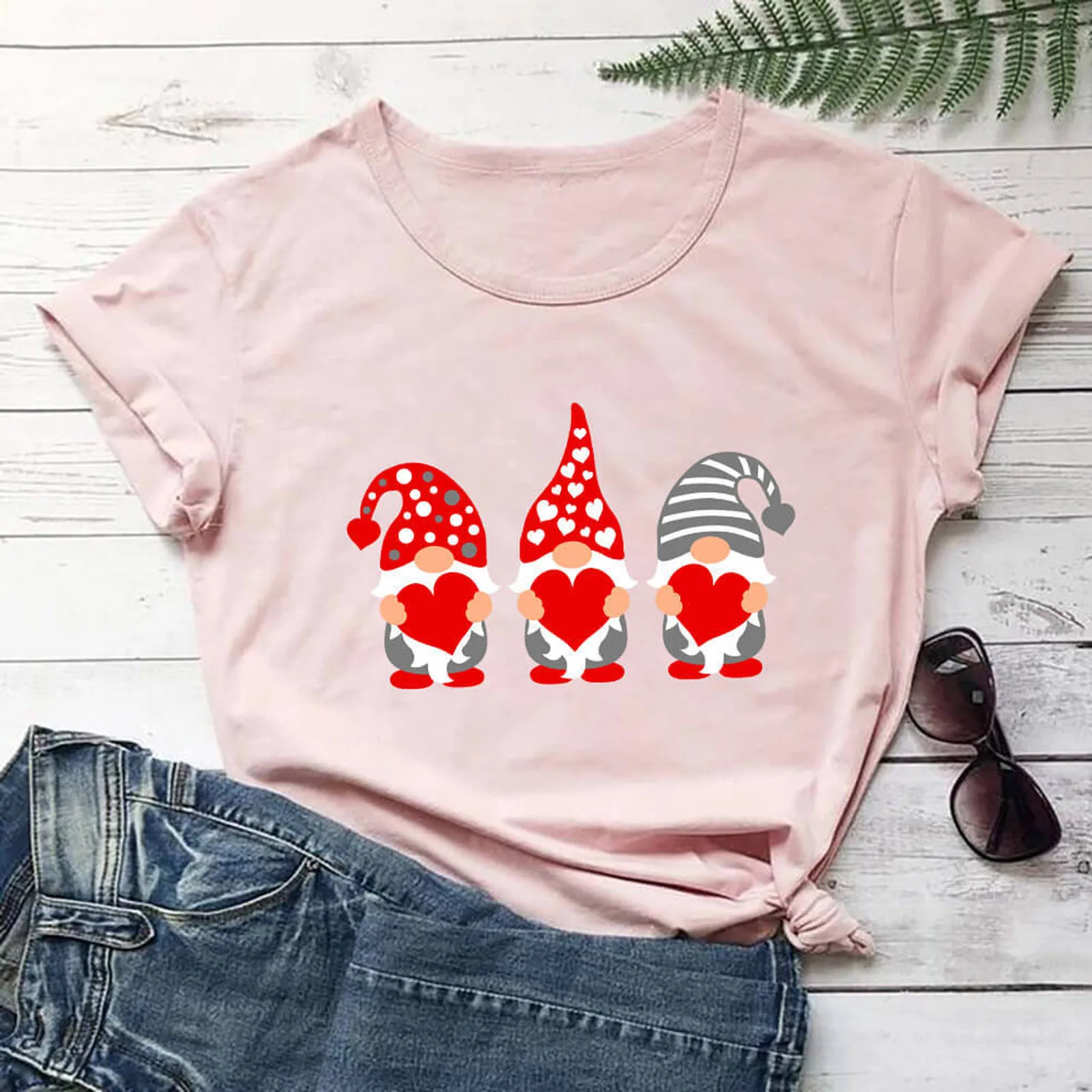 

Топы на День святого Валентина, Короткая Повседневная Женская рубашка на День святого Валентина, футболка с рисунком на День святого Валентина, подарок для влюбленных, одежда для пар