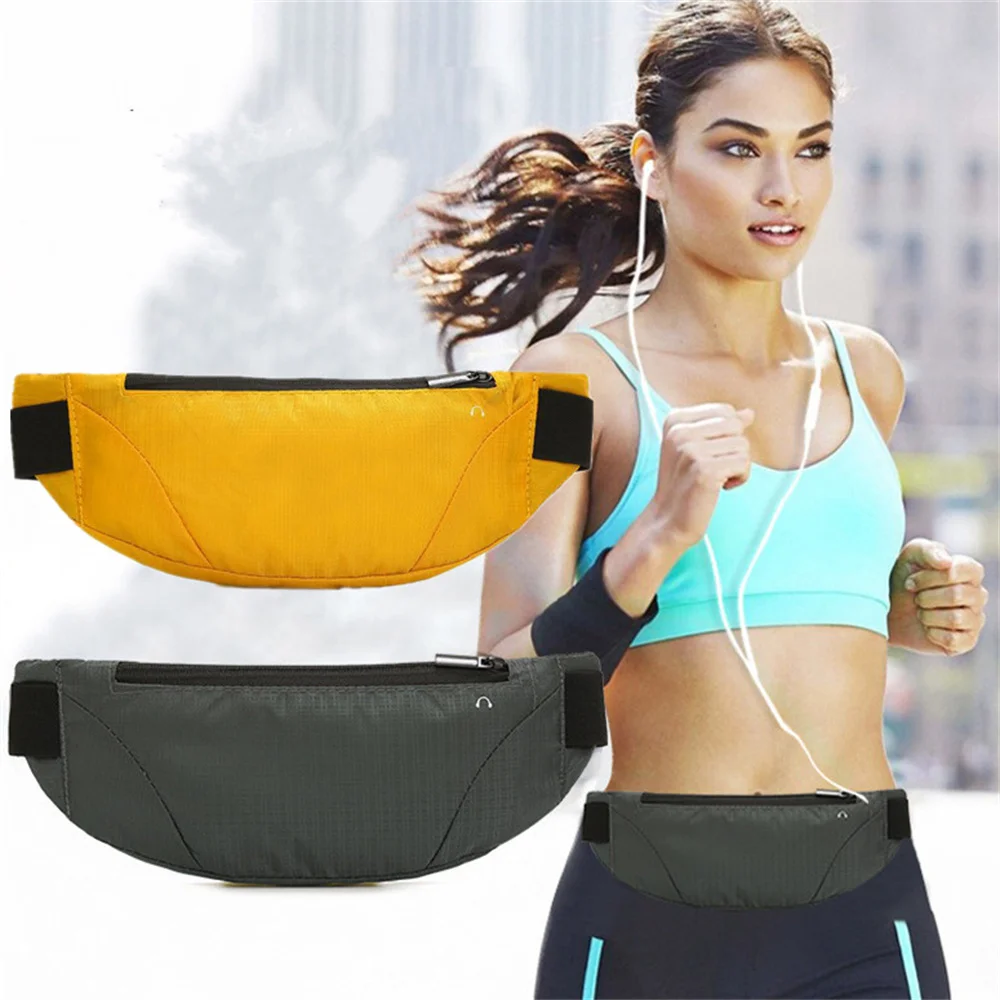 

Colorful Waist Bag Waterproof Waist Bum Bag Running Jogging Belt Pouch Zip Fanny Pack Sport Runner Crossbody Bags Men And Women