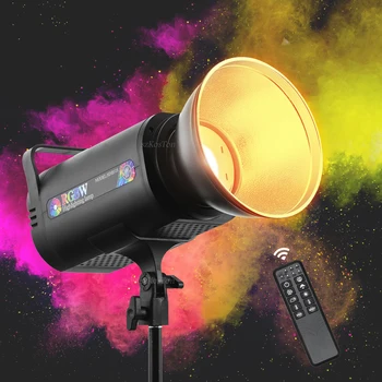사진 스튜디오 비디오용 RGB LED 라이트, 야외 조명, 1700K-12000K 보웬스 마운트 제어