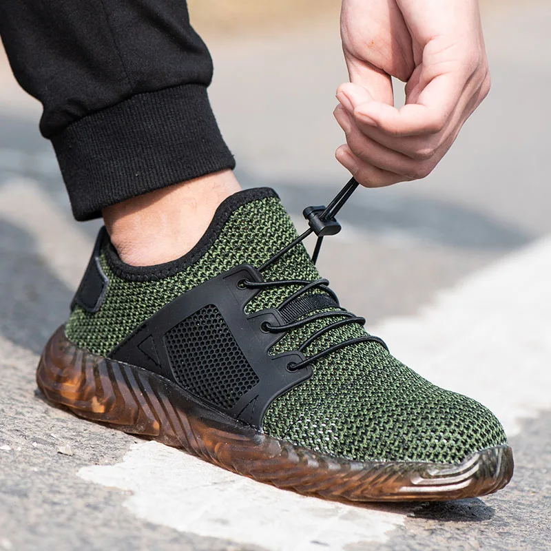 Lightweight Breathable Indestructible Safety Work Sneakers
