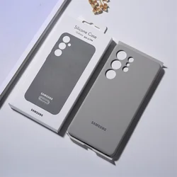 Liquid Silicone Magnetic Phone Case with Magsafe - Durable Back Protective Shell - S25 Plus (Grey)