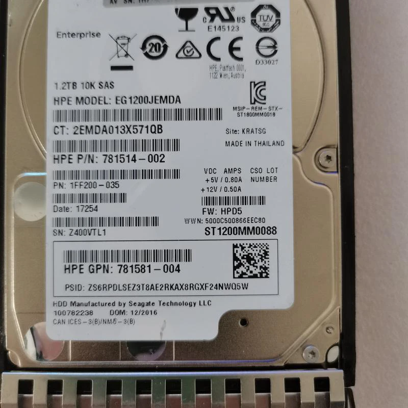 HPE J9F48A 787648-001 MSA2 1.2TB 12G 10K 2.5 ġ DP ENT SAS   ϵ ũ