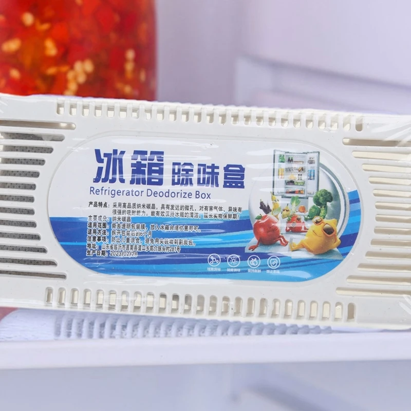 2 Deodoranti Per Frigorifero Al Carbone Di Bambù - Assorbiodori E Deumidificatore Naturale - Foto 5