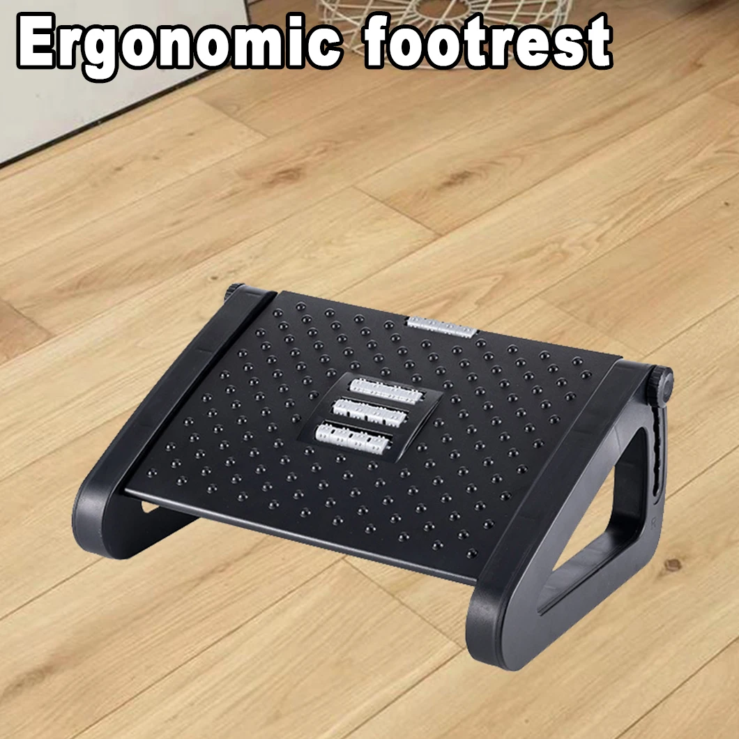 1pc Foot Rest Adjustable Foot Rest for Under Desk at Work Ergonomic Foots Stool for Under Office Desks foot stool
