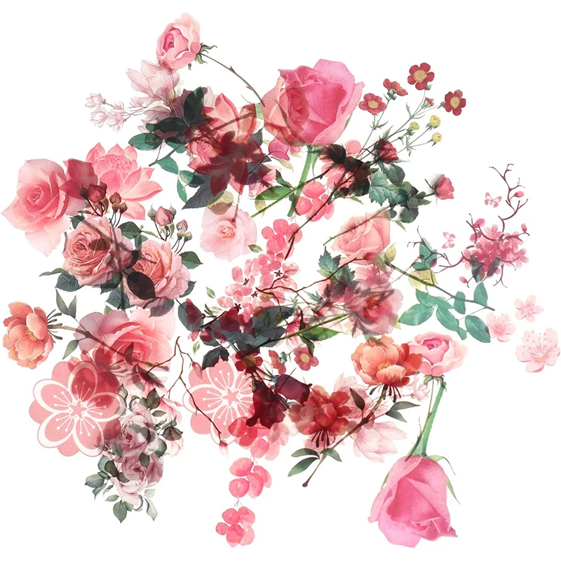 

40 шт., прозрачные декоративные наклейки для скрапбукинга