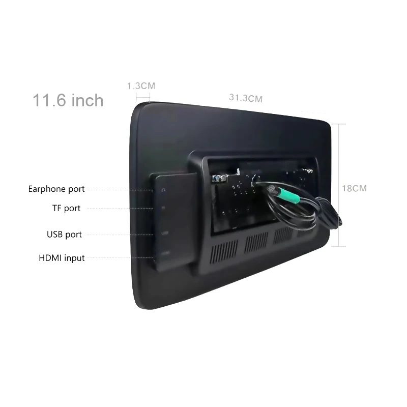 Car Monitor For Volvo Xc60 Xc90 V60 V70 S90 Android Headrest Mount Screen Video  Player Portable With 12v Mp5 Hd Hdmi Mirroring - Car Monitors - AliExpress