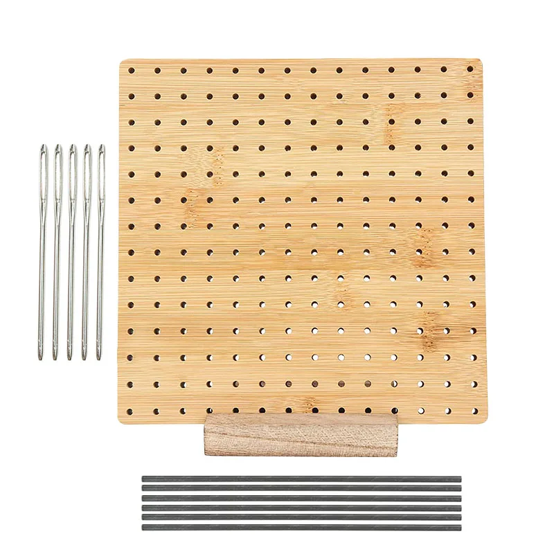 Crochet Blocking Board Pegboard for Blocking Crochet Bamboo 8 Inches with Pins Knitting Blocking Board Crocheting Supplies for Beginners, Men's, Size