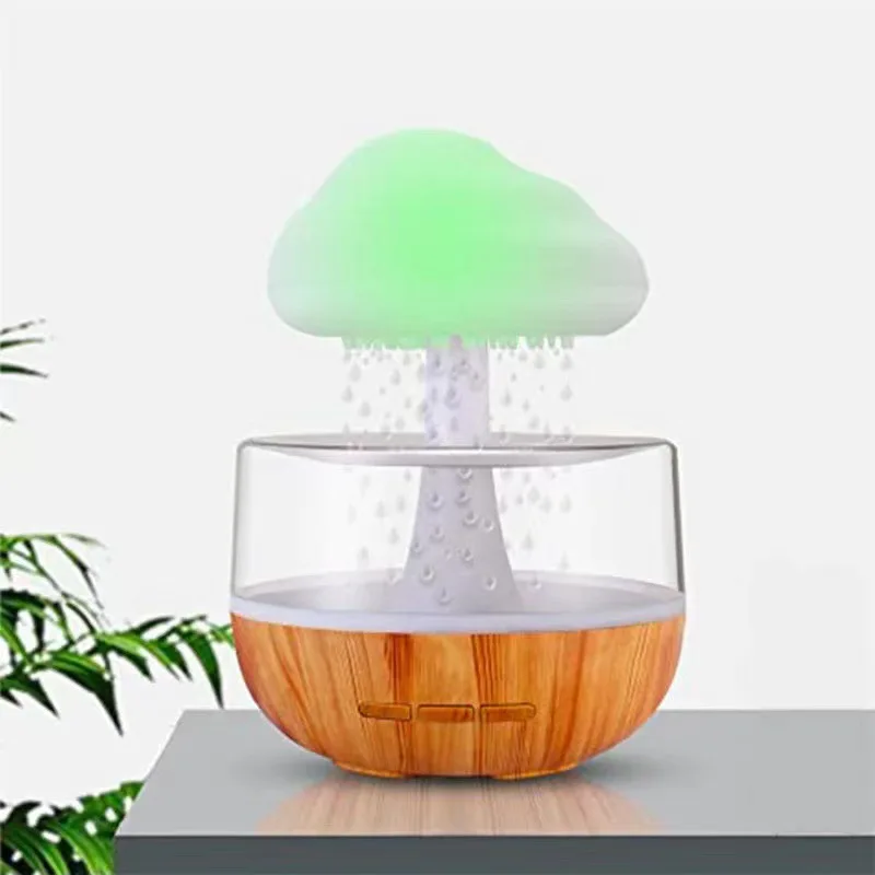 Rain Cloud Lamp Humidifier ,USB Rain Sound Diffuser,Colorful Night Light  For Home,Relaxing atmosphere 2022 - AliExpress