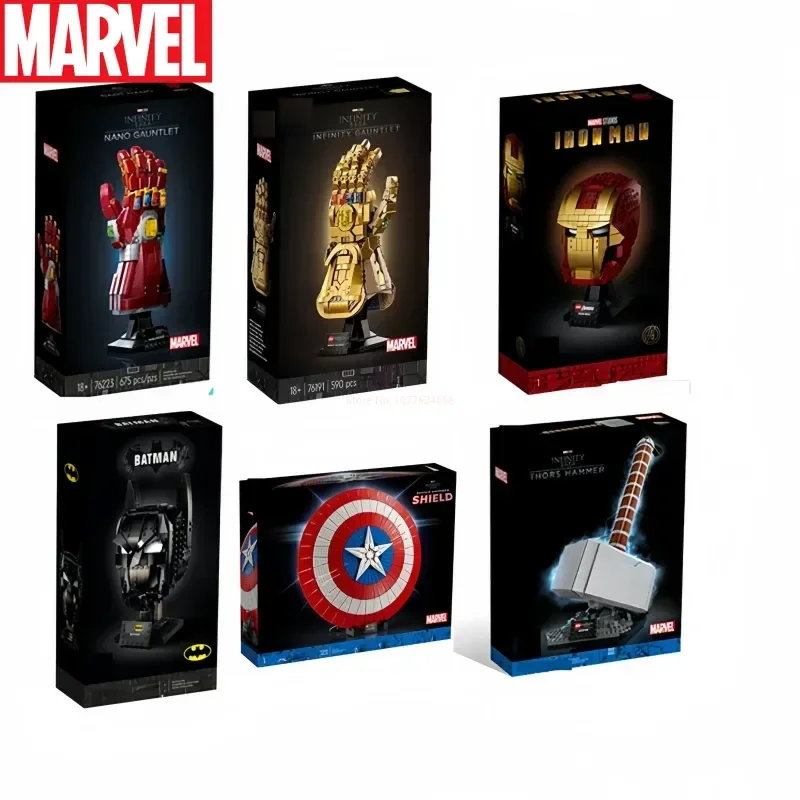 Marvel Blocks Bricks Toys Iron Man Nano Gauntlet Thanos Infinity Gauntlet Building Gloves Plastic Iron Man Diy Model Puzzle Gift