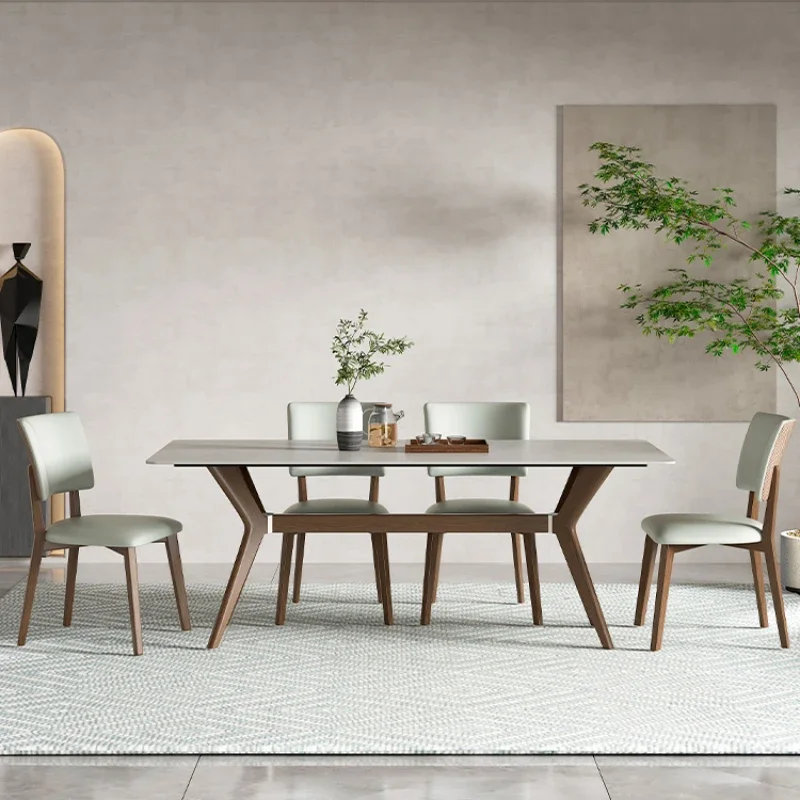 

Design Nordic Dining Tables Simple Solid Wood Coffee Luxury Kitchen Table Modern Minimalist Mesas Jantar Small Furniture HD50CZ