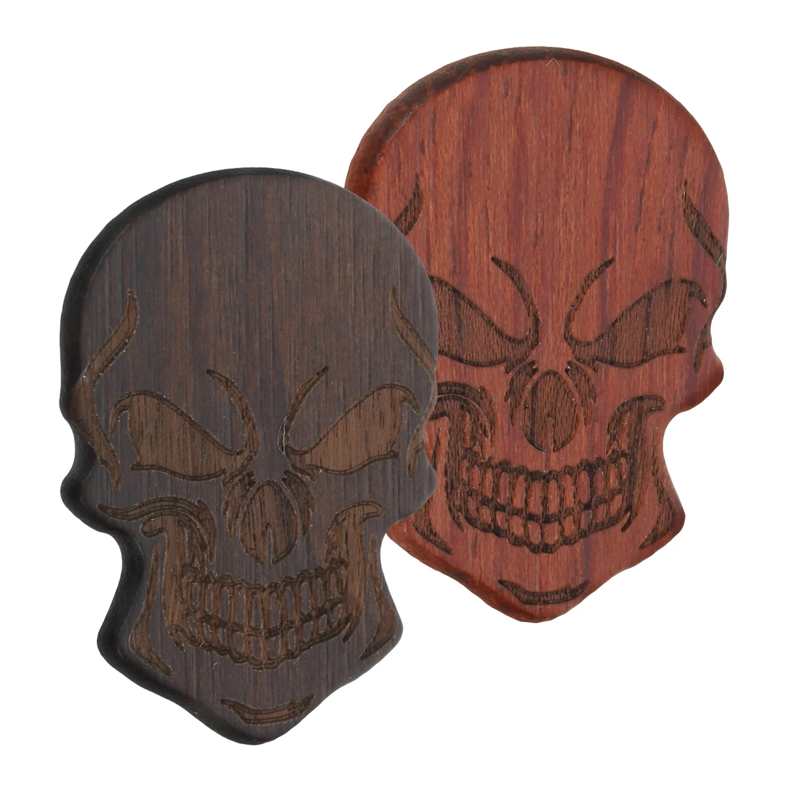 

2 Pcs Guitar Pick Plectrum Replacement Portable for Supplies Wooden Accessories