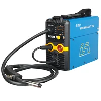 LASTON MIG-135M 110V MIG Welder 3 in 1, 130Amp Flux Core Welder Flux MIG/Stick Welder/Lift TIG, IGBT Digital Display LCD Welding 1
