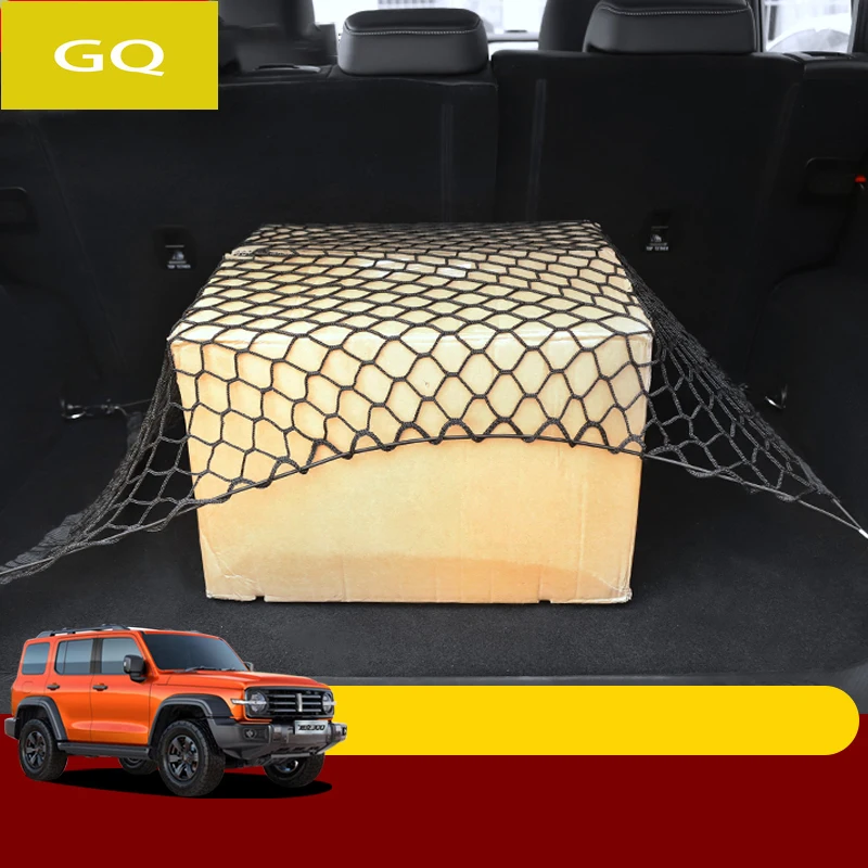 

For WEY GWM Tank 300 Car High Elastic Fixed Mesh Luggage Storage Bag Trunk Storage Net Pocket Auto Accessories 2021 2022 2023