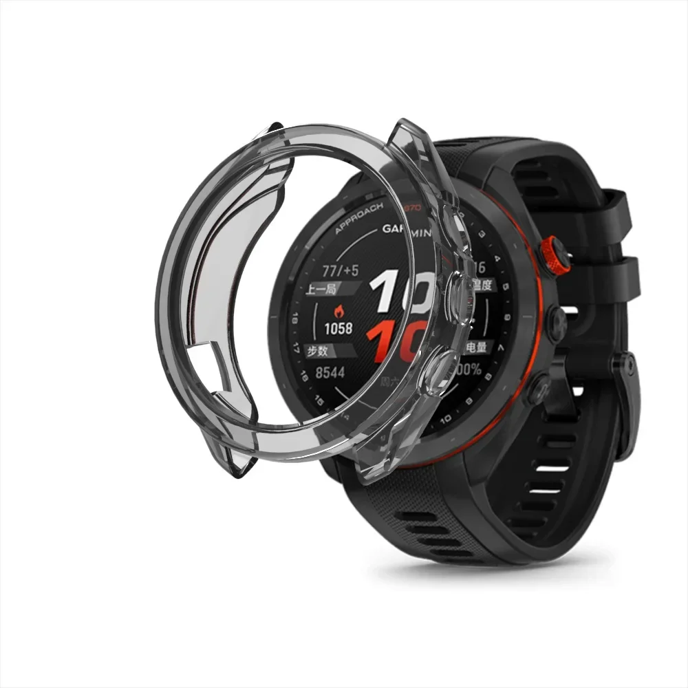 Transparent TPU Protective Case Cover for Smart Watch - Soft Silicone Bumper Protector Shell Accessories