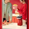 Electric Popcorn Maker 1PC Hot Air Mini Home Healthy Oil-free Children Homemade Snacks Corn Machine Automatic Kitchen 1