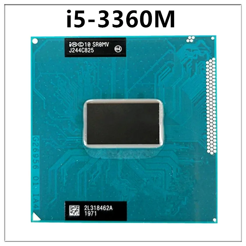 Core i5-3360M Processor SR0MV Dual-Core Quad-Thread Socket G2 / rPGA988B i5 3360M Laptop CPU 2.8GHz 3M 35W