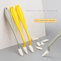 Art Sketching Eraser Knife Washable Brush Sponge High-gloss Artist Drawing Correction Details Eraser Pen Sketching Cleaning Tool