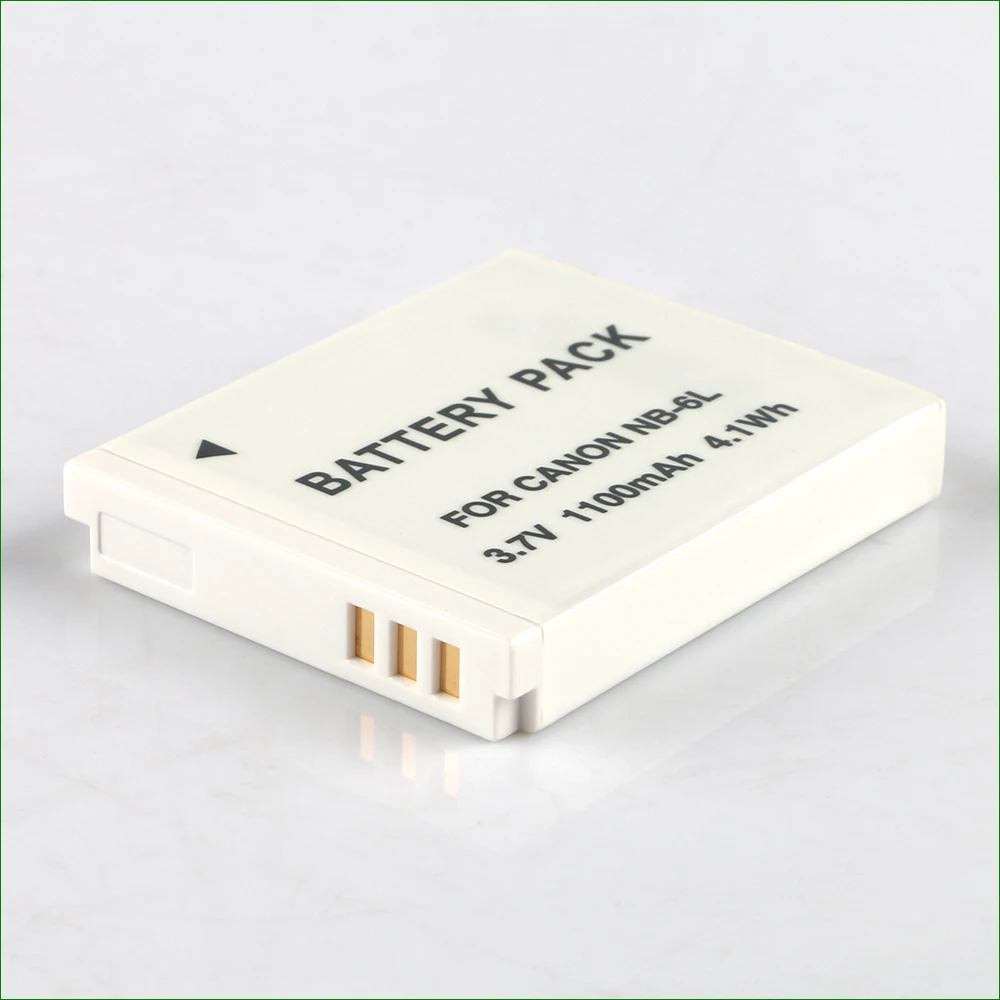 Nb-6L Nb 6L Batteria 1100Mah Batteria Per Fotocamera Per Canon Powershot Sd4000 Is, Elph 500 Hs, Ixy Digital 25 Is, 110 Is, 930 Is