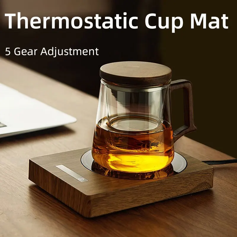 Thermostatic Cup Mat Constant Temperature Coaster Electric Heater Electric Cups Heater Portable Stove 110V 220V