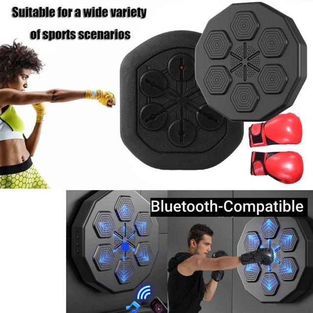 Boxing Exercise Equipment Boxing Exercise Wall Goal Bluetooth-Compatible  with Boxing Glove Boxing Reaction Target for Kids Adult